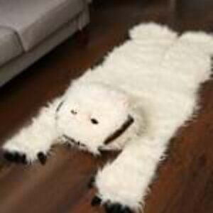 Star Wars Wampa Decorative Fur Rug 54"L x 26"W